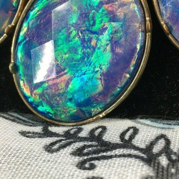 Elegant Prom Wedding Blue Cascading Necklace - Picture 3 of 8